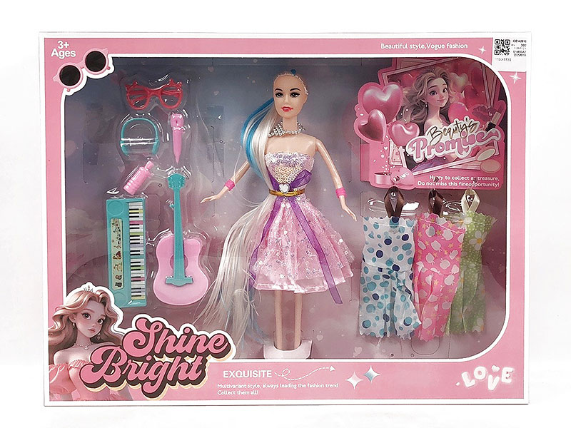 11inch Solid Body Doll Set toys