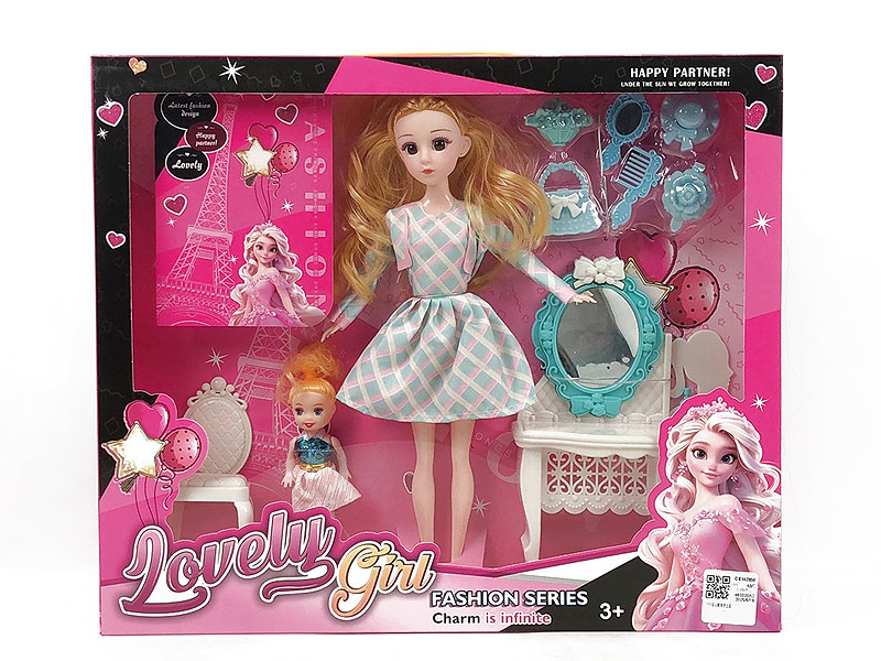 11inch Solid Body Doll Set toys