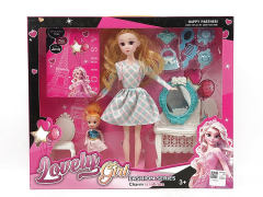 11inch Solid Body Doll Set toys