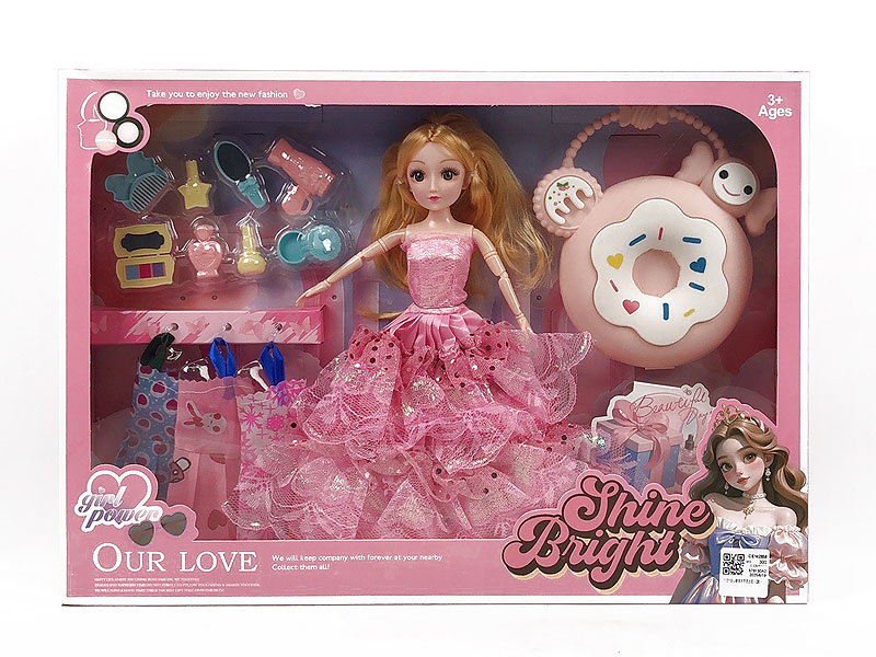 11.5inch Solid Body Doll Set(2S) toys
