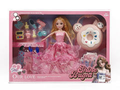 11.5inch Solid Body Doll Set(2S) toys