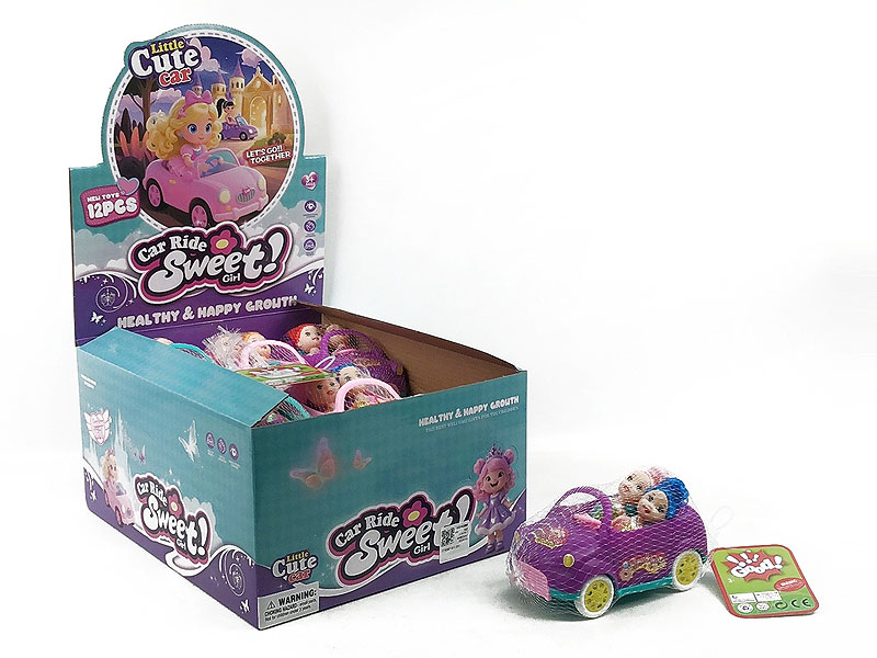3.5inch Doll & Car(12in1) toys
