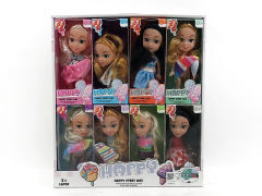 6inch Solid Body Doll(16in1) toys