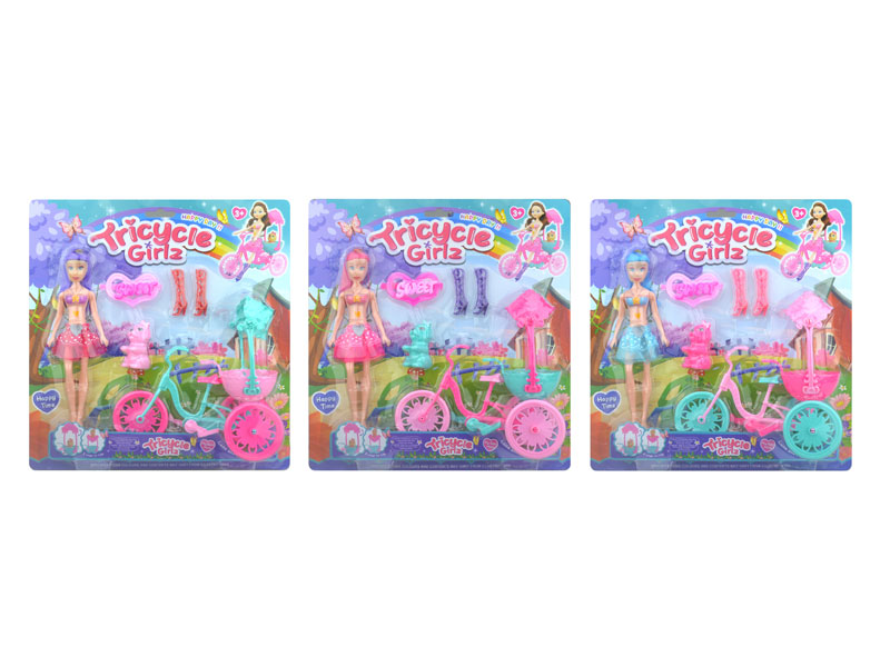 8inch Solid Body Doll Set(3C) toys