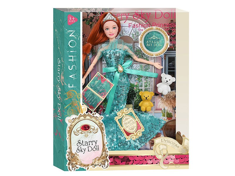 11.5inch Solid Body Doll Set toys