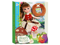 12inch Solid Body Doll Set toys