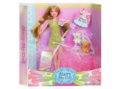 11.5inch Solid Body Doll Set toys