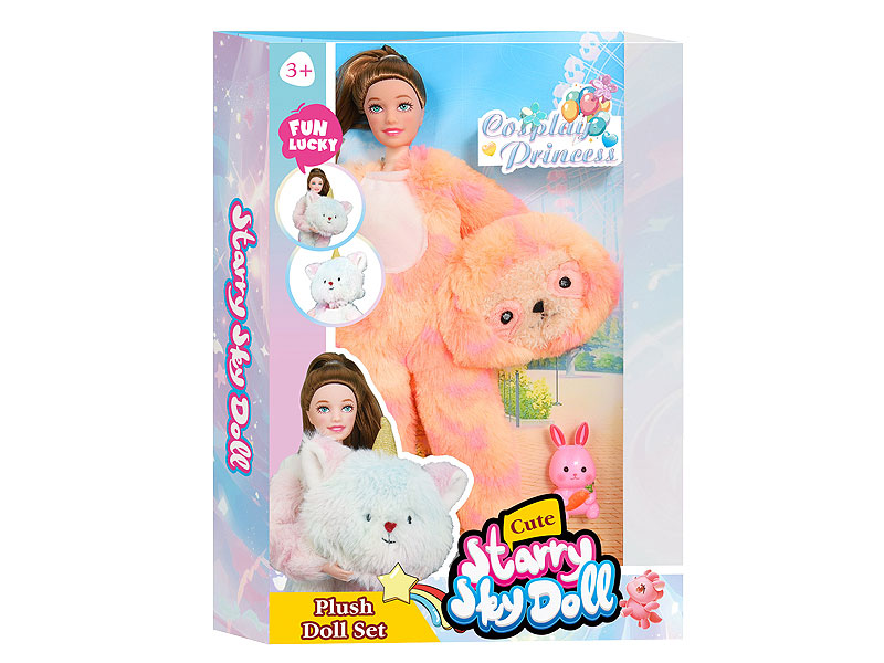 11.5inch Solid Body Doll Set toys