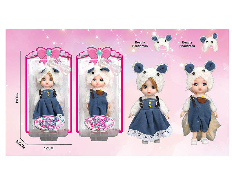 6inch Solid Body Doll(2S) toys