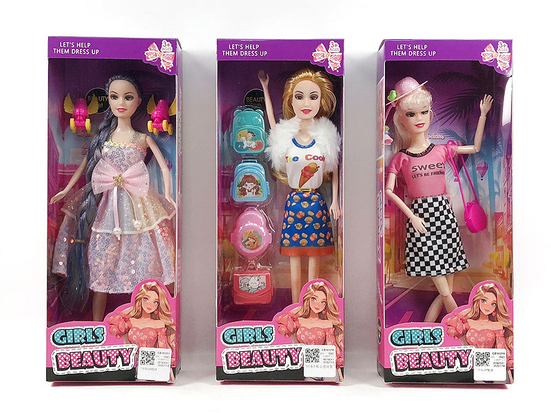 11.5inch Solid Body Doll Set toys