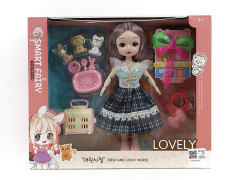 9inch Solid Body Doll Set toys
