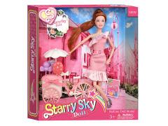 11.5inch Solid Body Doll Set toys