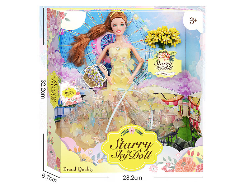 11.5inch Solid Body Doll Set toys