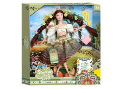 11.5inch Solid Body Doll Set toys