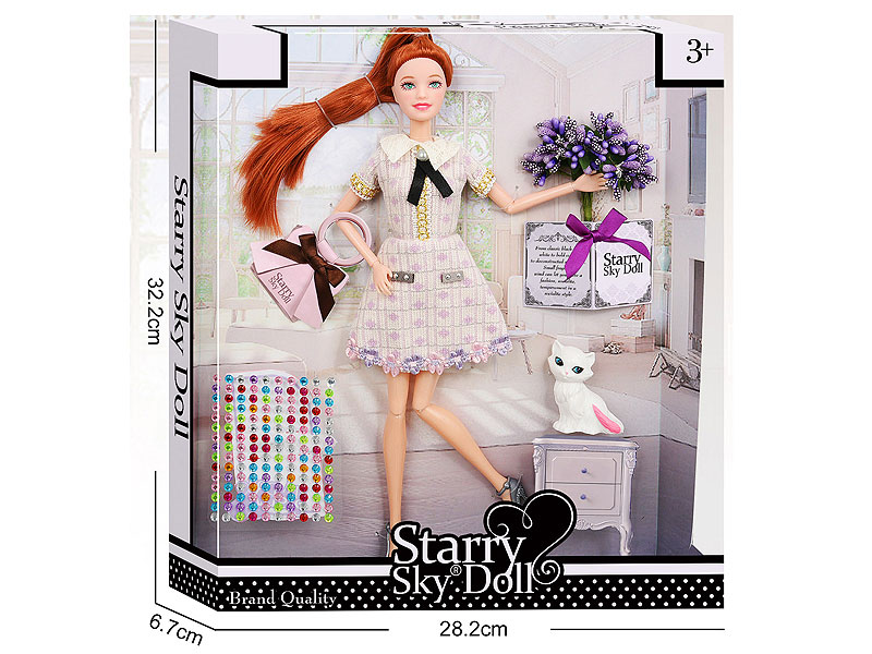 11.5inch Solid Body Doll Set toys
