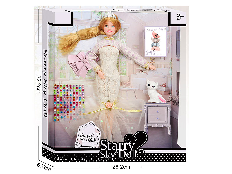 11.5inch Solid Body Doll Set toys