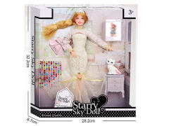 11.5inch Solid Body Doll Set toys