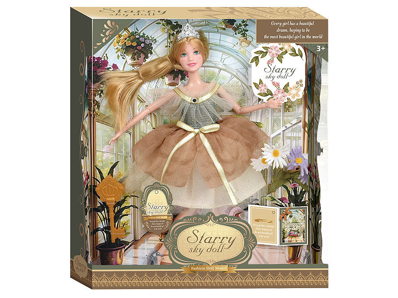 11.5inch Solid Body Doll Set toys