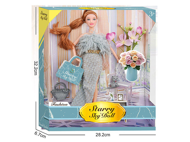 11.5inch Solid Body Doll Set toys