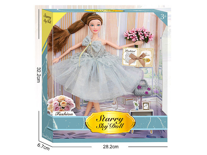 11.5inch Solid Body Doll Set toys