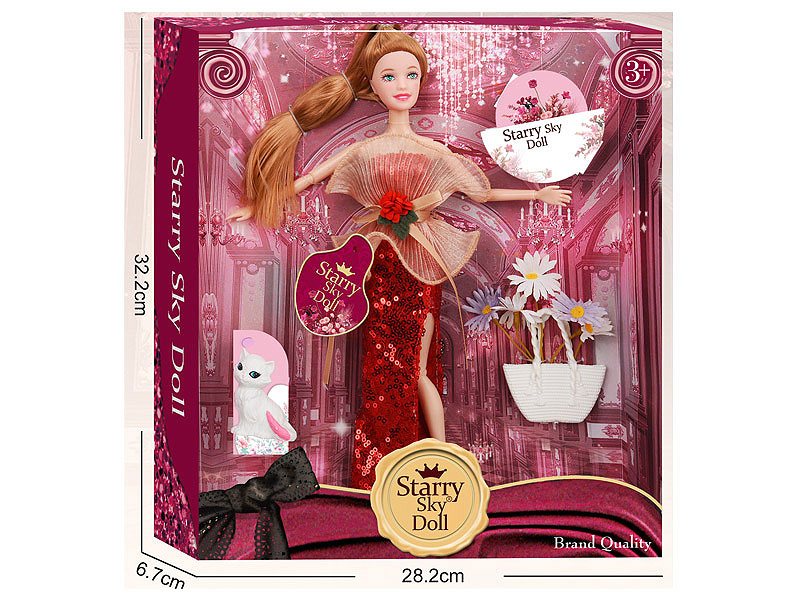 11.5inch Solid Body Doll Set toys