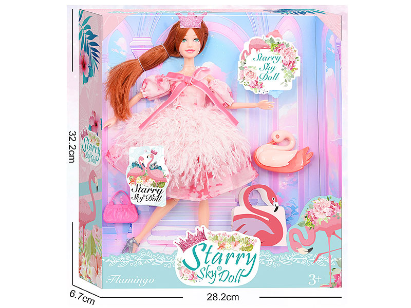 11.5inch Solid Body Doll Set toys