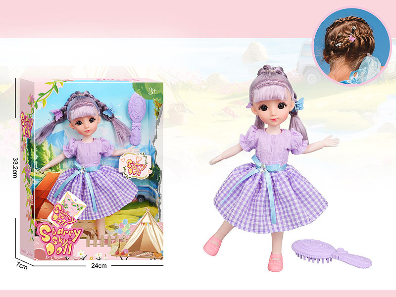 12inch Solid Body Doll Set toys