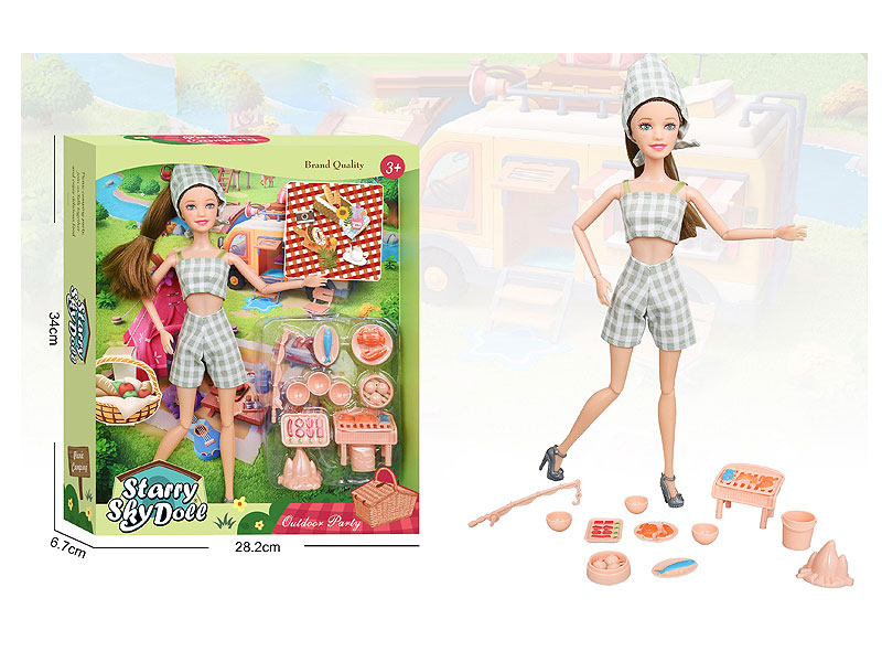 11.5inch Solid Body Doll Set toys