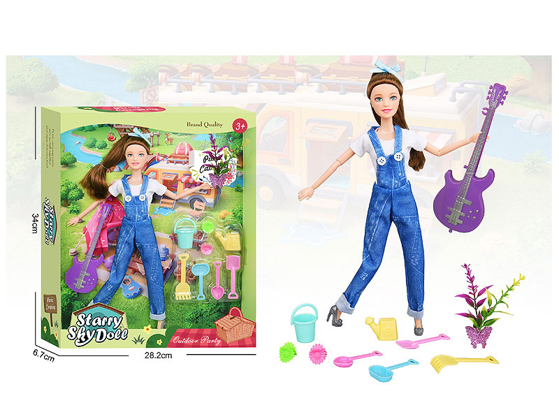 11.5inch Solid Body Doll Set toys