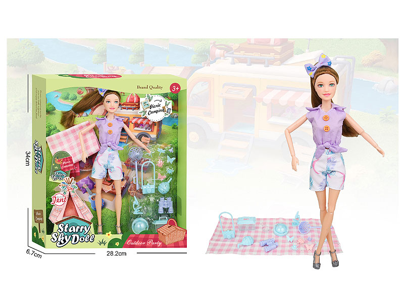 11.5inch Solid Body Doll Set toys