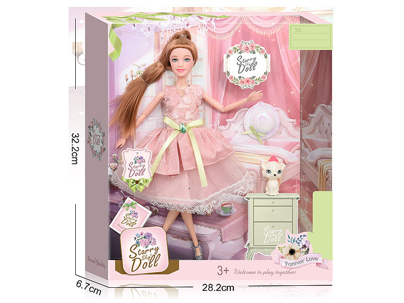 11.5inch Solid Body Doll Set toys