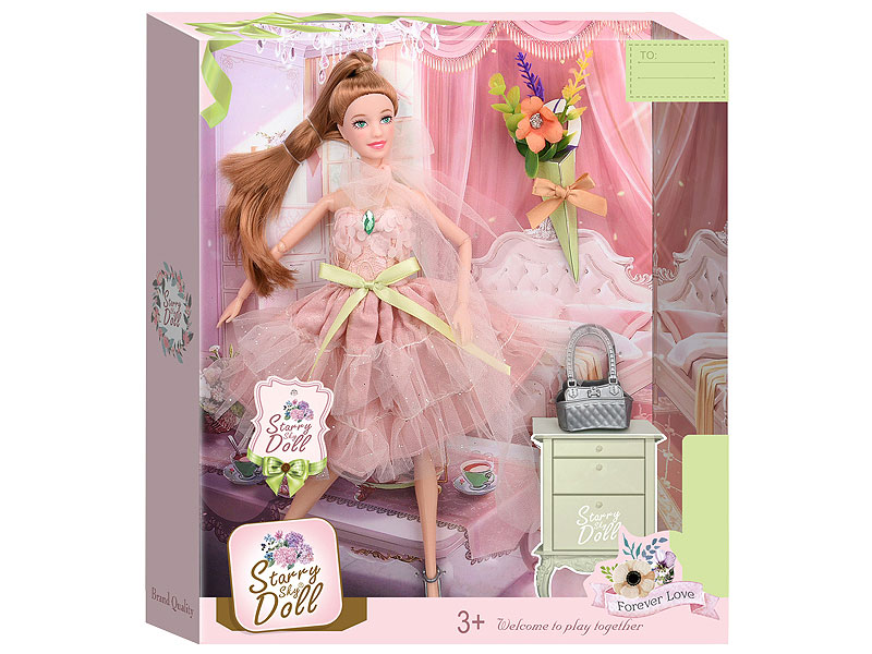 11.5inch Solid Body Doll Set toys