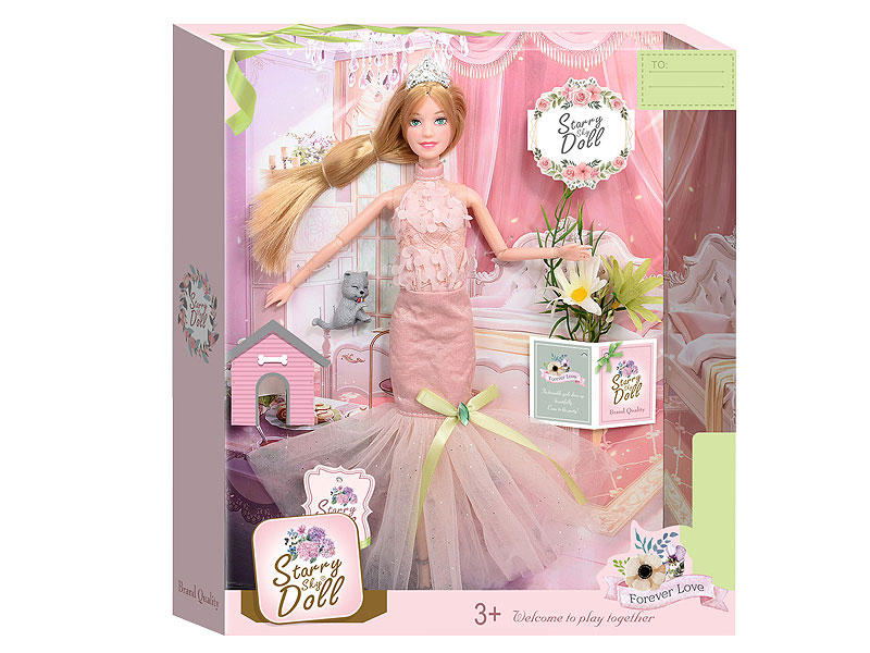 11.5inch Solid Body Doll Set toys