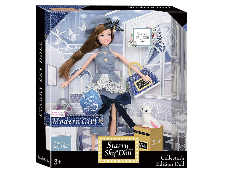 11.5inch Solid Body Doll Set toys