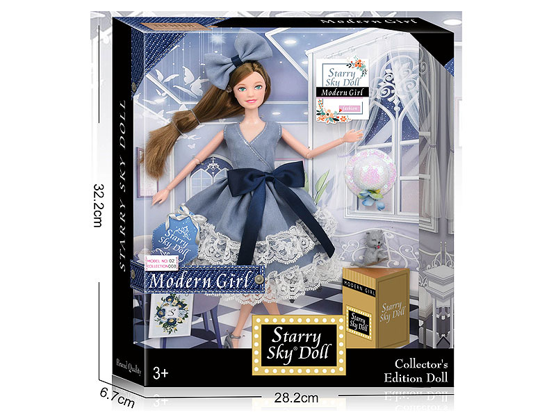 11.5inch Solid Body Doll Set toys