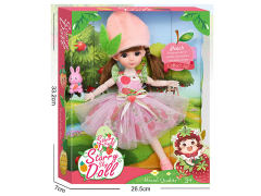 12inch Solid Body Doll Set toys