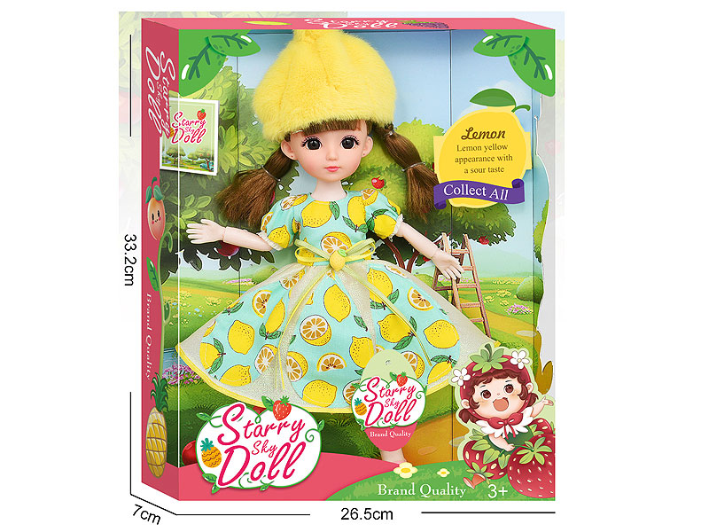 12inch Solid Body Doll Set toys