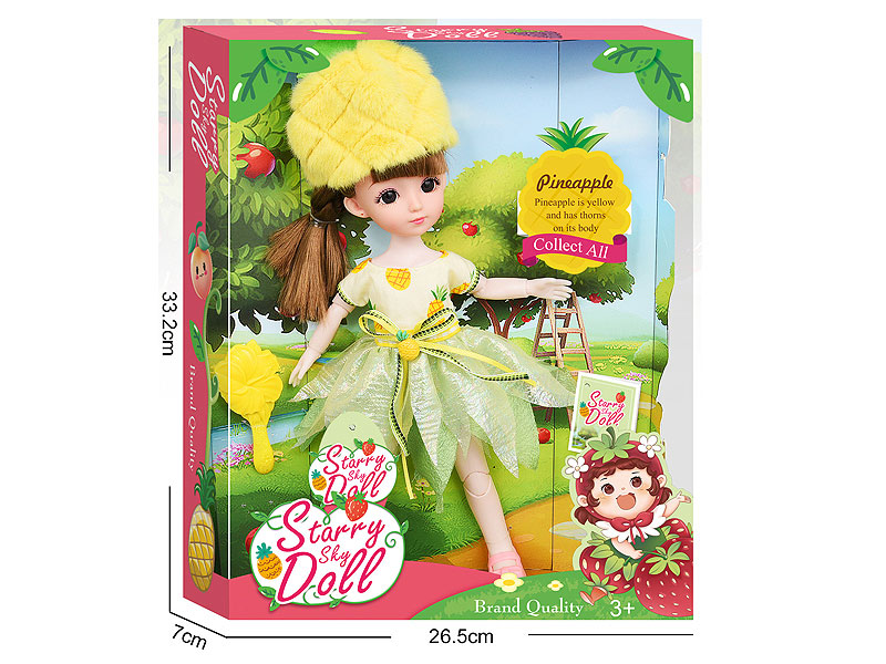 12inch Solid Body Doll Set toys