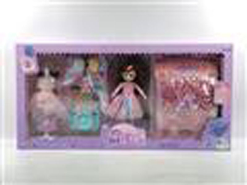 9inch Solid Body Doll Set toys