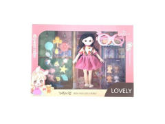 9inch Solid Body Doll Set toys