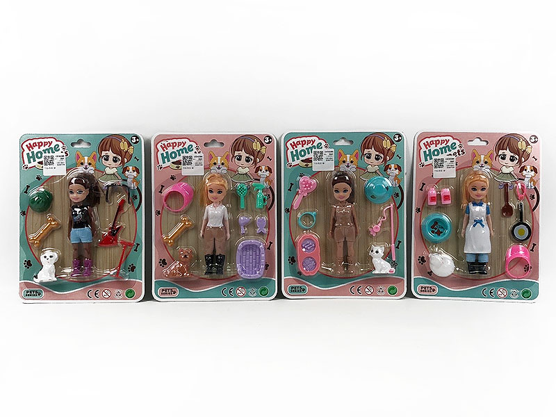 5inch Solid Body Doll Set(4S) toys
