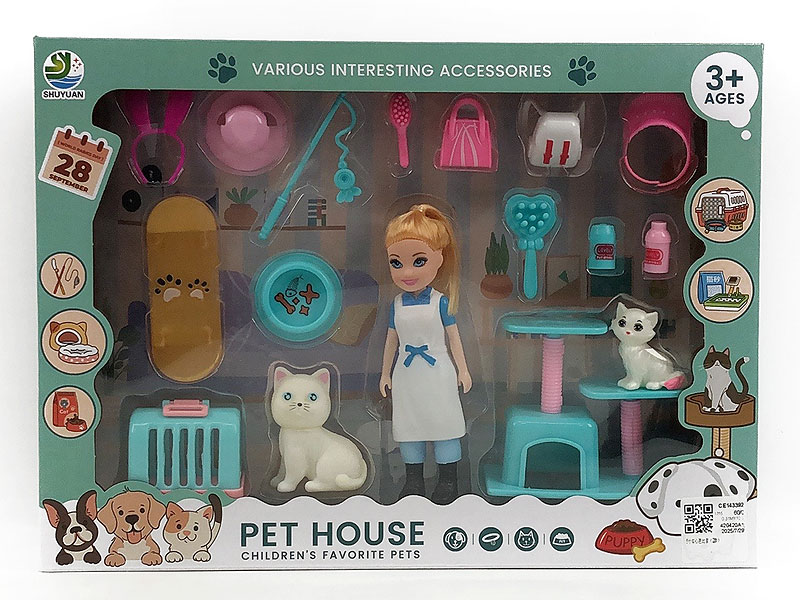 5inch Solid Body Doll Set(2S) toys