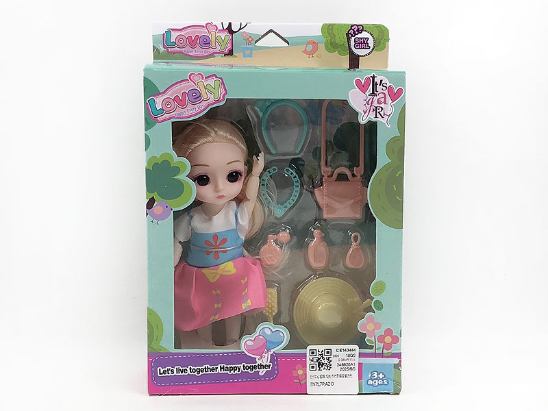 6inch Solid Body Doll Set(6C) toys
