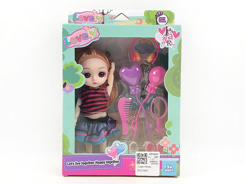 6inch Solid Body Doll Set(6C) toys