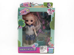 6inch Solid Body Doll Set(6C) toys