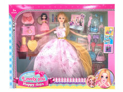 11inch Solid Body Doll Set toys