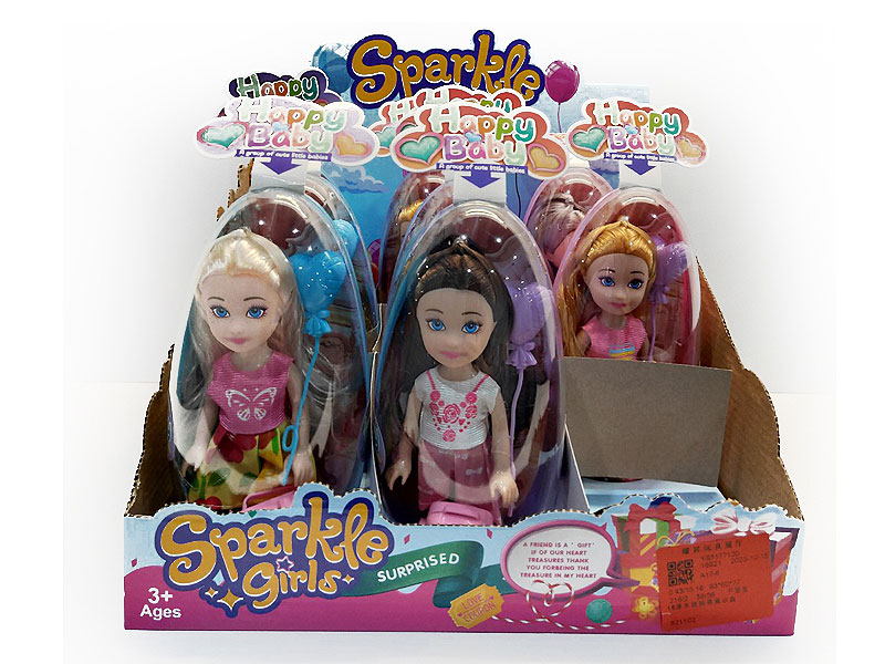 Solid Body Doll Set(9in1) toys