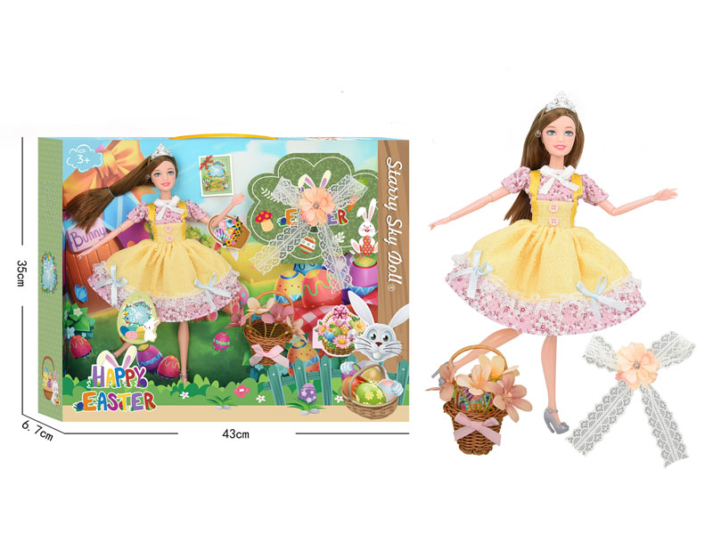 11.5inch Solid Body Doll Set toys