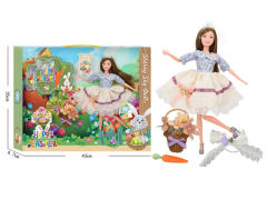 11.5inch Solid Body Doll Set toys