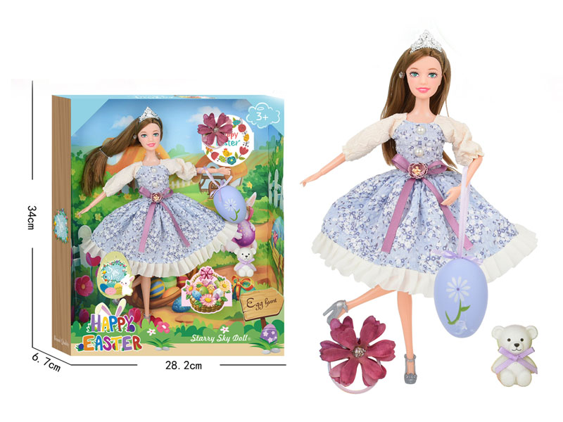 11.5inch Solid Body Doll Set toys